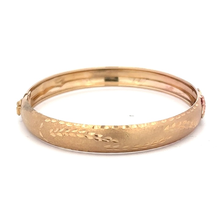 Estate 10K Black Hills Gold Bangle 090337 - Image 3