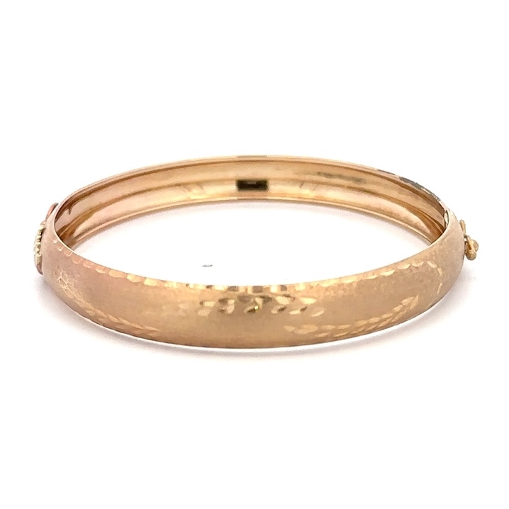 Estate 10K Black Hills Gold Bangle 090337 - Image 4