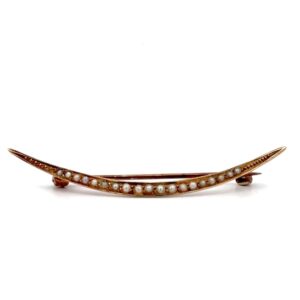 Estate 14K Pearl Pin 090358