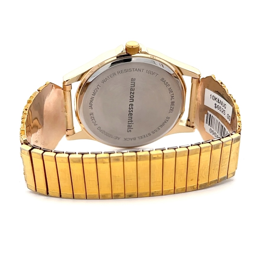 Gold Nugget & Jade Estate Watch - Image 4