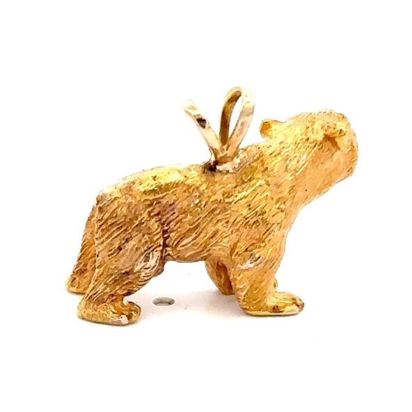 Estate 10K Bear Pendant/Charm 090669 - Image 3