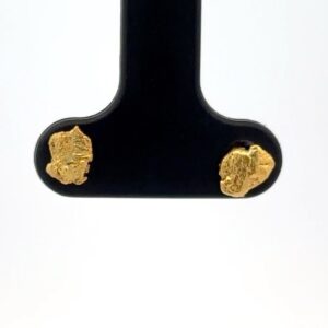 Gold Nugget Post Earrings 120240