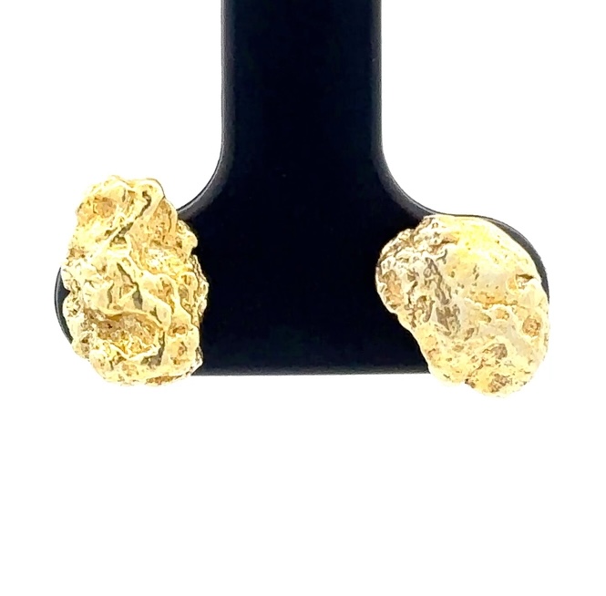 Gold Nugget Post Earrings 203440