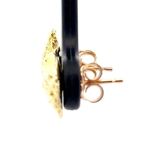 Gold Nugget Post Earrings 203440 - Image 2