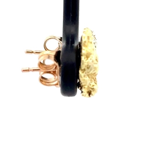 Gold Nugget Post Earrings 203440 - Image 4