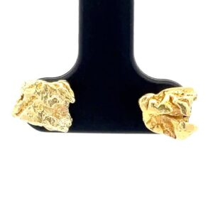 Gold Nugget Post Earrings 502714