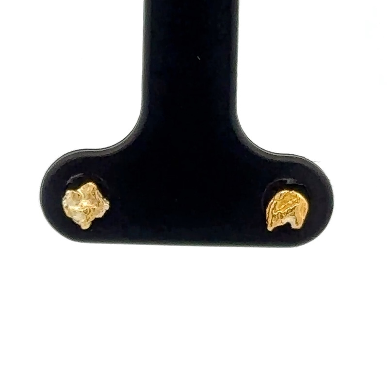 Gold Nugget Post earrings 519436