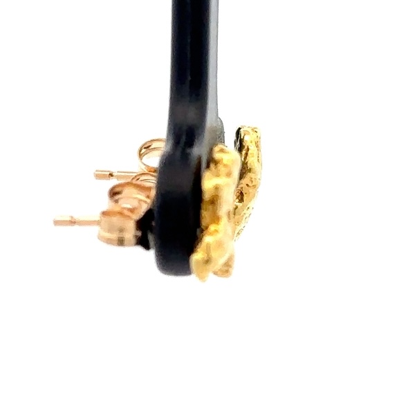 Gold Nugget Post Earrings 531566 - Image 4