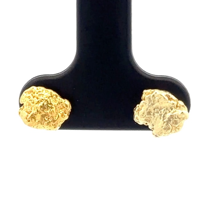 Gold Nugget Post Earrings 531571