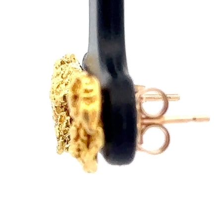 Gold Nugget Post Earrings 531572 - Image 2