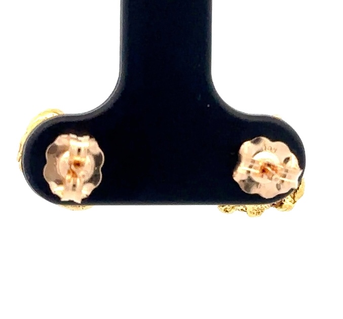 Gold Nugget Post Earrings 531572 - Image 3