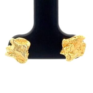 Gold Nugget Post Earrings 540019