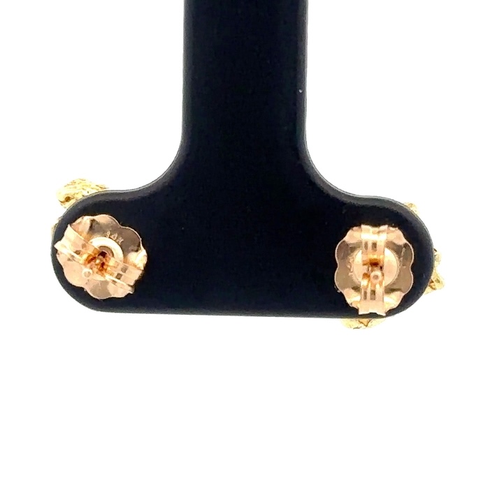 Gold Nugget Post Earrings 540019 - Image 3