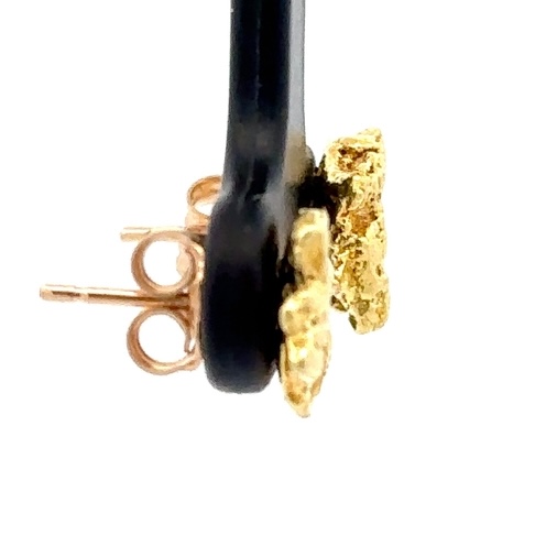 Gold Nugget Post Earrings 540019 - Image 4