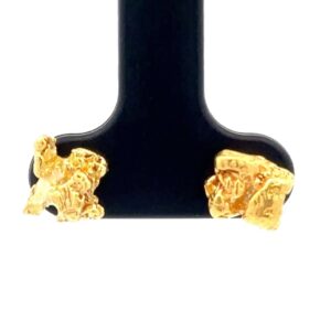 Gold Nugget Post Earrings 540020