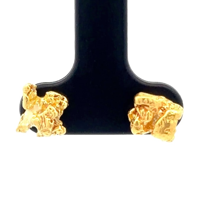 Gold Nugget Post Earrings 540020