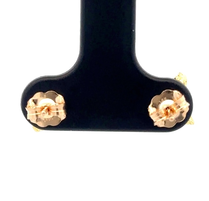 Gold Nugget Post Earrings 540020 - Image 3