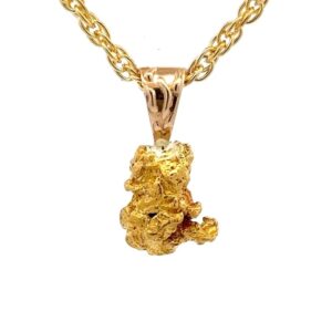 4.3 Gram Gold Nugget Pendant P28