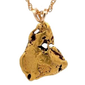 19.7 Gram Gold Nugget Pendant P127