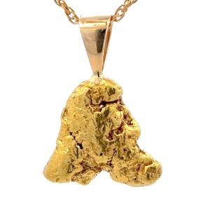 17.5 Gram Gold Nugget Pendant P133X