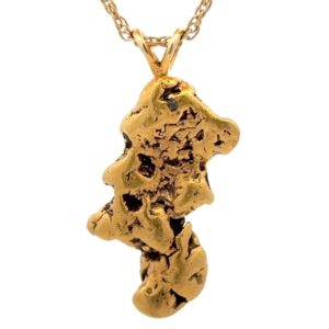 21.4 Gram Gold Nugget Pendant P138