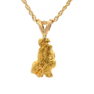 2.6 Gram Gold Nugget Pendant P17
