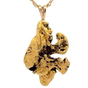 28.1 Gram Gold Nugget Pendant P181