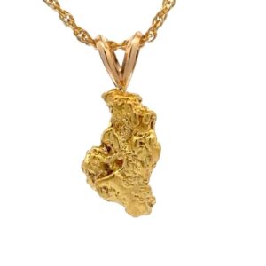2.7 Gram Gold Nugget Pendant P18
