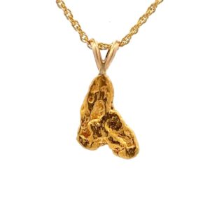 3.2 Gram Gold Nugget Pendant P21