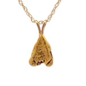 3.5 Gram Gold Nugget Pendant P23
