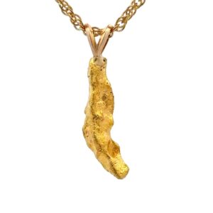 3.7 Gram Gold Nugget Pendant P24