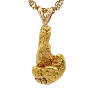 4 Gram Gold Nugget Pendant P26