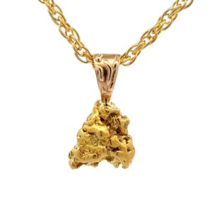 4.1 Gram Gold Nugget Pendant P27