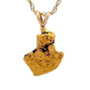 4.9 Gram Gold Nugget Pendant P32
