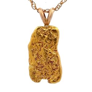 5.2 Gram Gold Nugget Pendant P34