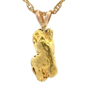 5.5 Gram Gold Nugget Pendant P36