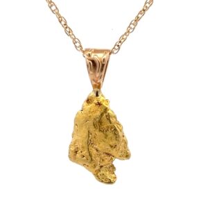 7.3 Gram Gold Nugget Pendant P47
