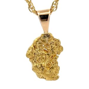 7.4 Gram Gold Nugget Pendant P48