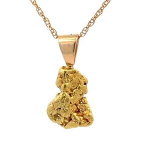 8.3 Gram Gold Nugget Pendant P54