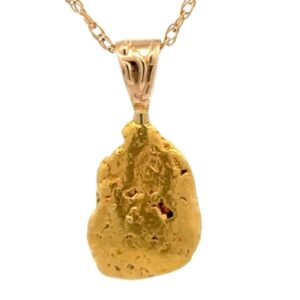 8.7 Gram Gold Nugget Pendant P56