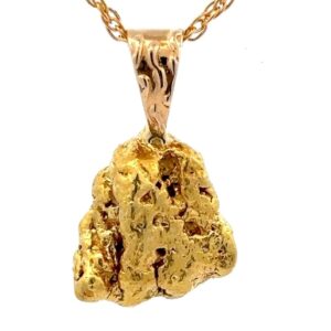 12.4 Gram Gold Nugget Pendant P80X