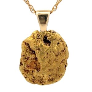 13.3 Gram Gold Nugget Pendant P86X