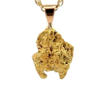 14.1 Gram Gold Nugget Pendant P91X