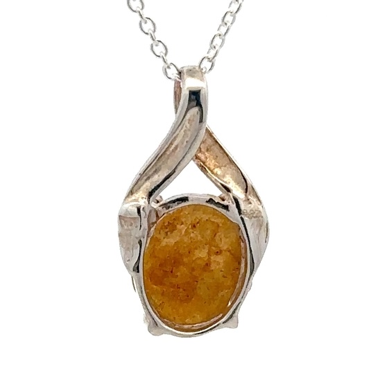 Sterling Silver Gold Nugget Pendant PN752NSS - Image 3