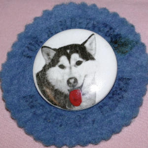 1964 Official Fur Rondy Collector Pin - Rondy Value Listing $533.00