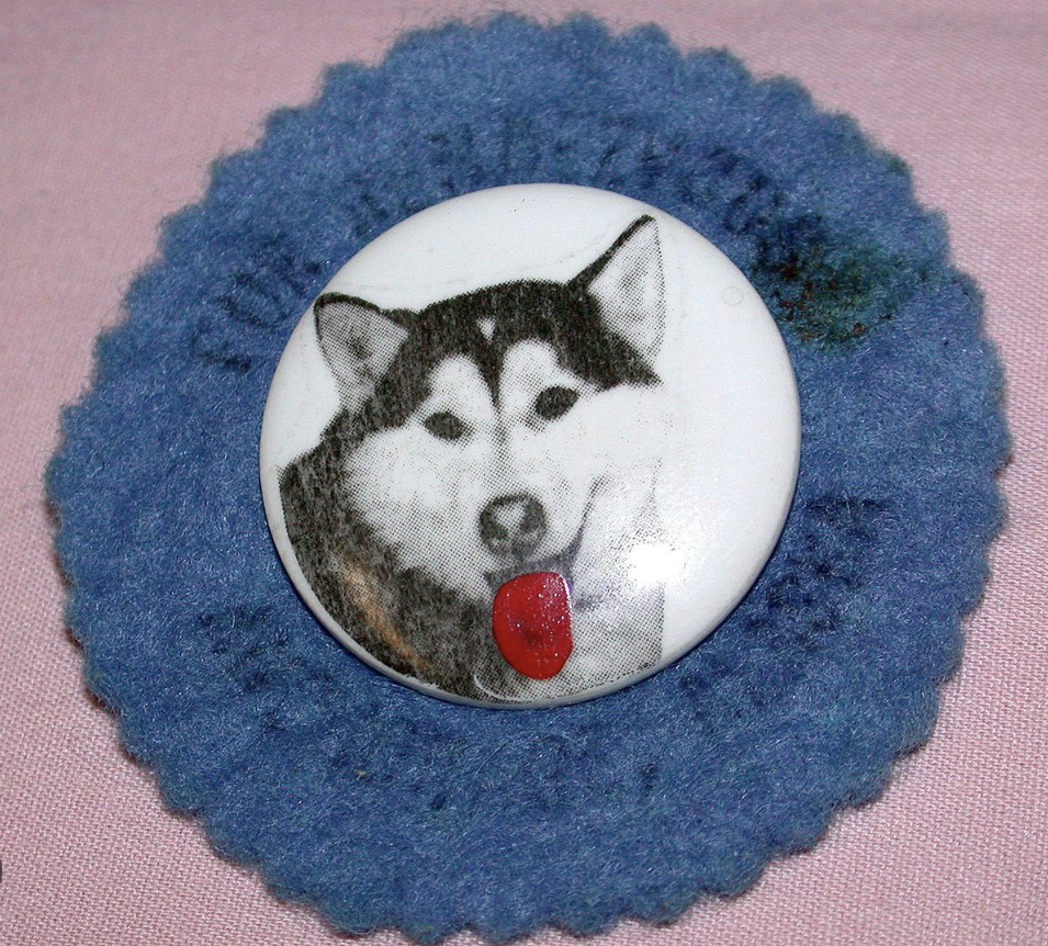 1964 Official Fur Rondy Collector Pin - Rondy Value Listing $533.00
