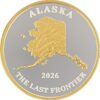 2026 Alaska Map Medallion