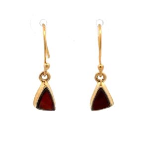 Ammolite Vermeil Triangle Wire Earrings EGPAMLITSMTRI
