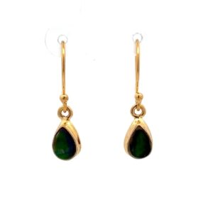 Ammolite Vermeil Teardrop Wire Earring EGPAMLITSMTDP