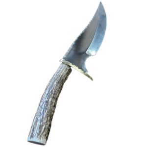 Moose Antler Handle Camp Knife